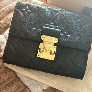 Louis Vuitton Black Empriente Metis compact wallet